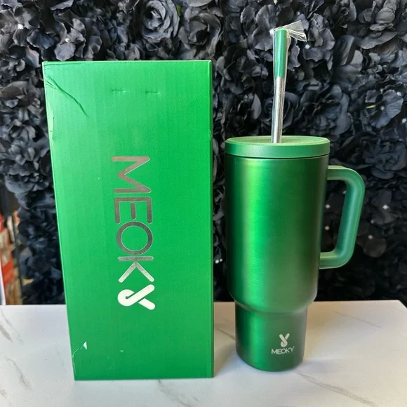 40oz Meoky Limited Edition Stainless Steel Tumbler with Leak-proof Lid - Picture 9 of 9
